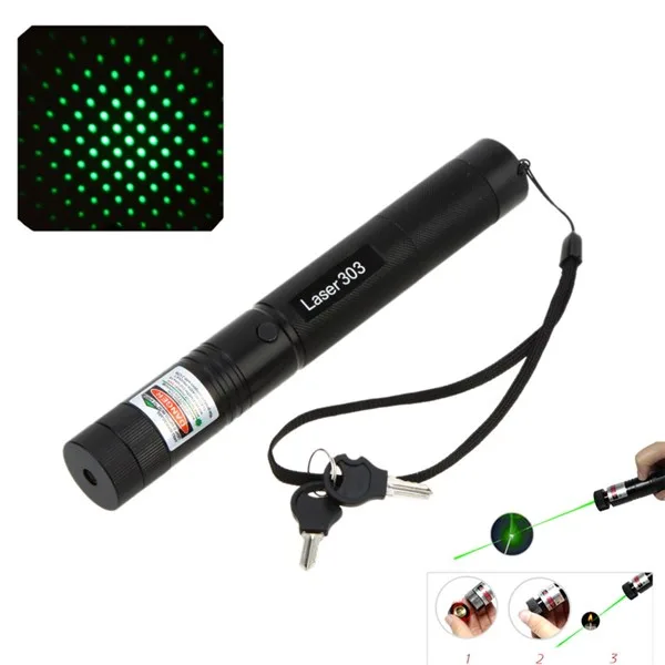 Đèn pin laser 303 tia xanh