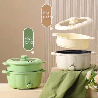 Nồi Lẩu Điện Bí Ngô 2 Tai 28cm