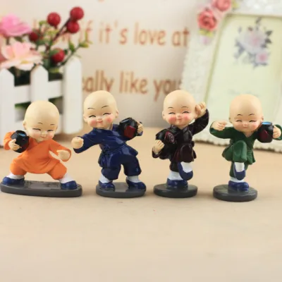 4 chú tiểu múa võ ôm bình rượu