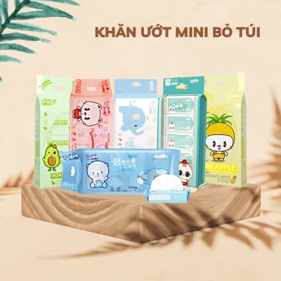 Khăn Ướt Bỏ Túi Mini (8 Gói Nhỏ/1 Bịch) - ( Thùng 48)