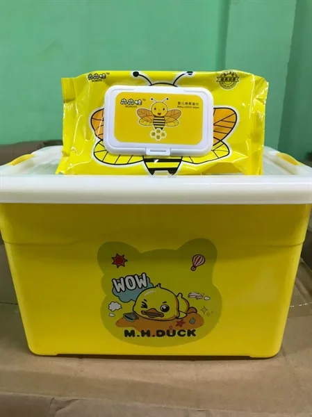 KHĂN ƯỚT ONG VÀNG (xô nhựa 10 bịch)