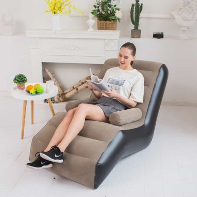 Ghế Nệm Hơi Sofa Tựa Lưng Có Tay Vịn (Thùng 10)