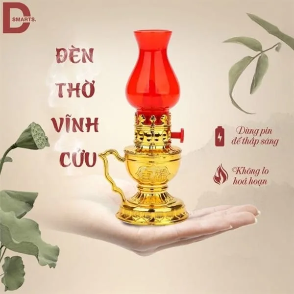 Đèn Bàn Thờ Vĩnh Cửu (Thùng 180)