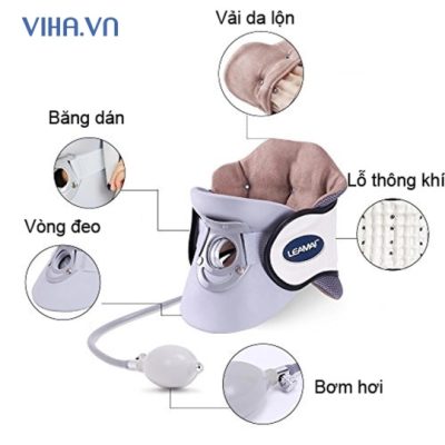 Đai nẹp cổ,đai hơi kéo giãn đốt sống cổ (Thùng 20)