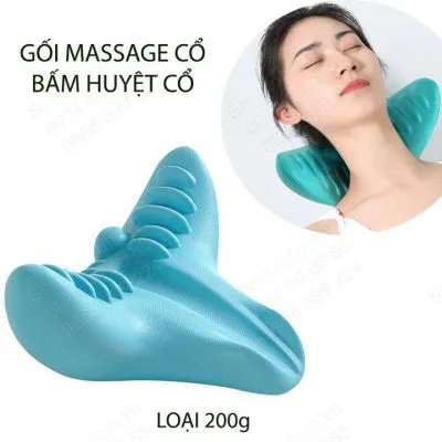 Gối Massage, Bấm Huyệt, Nắn Chỉnh Cổ Vai Gáy Bằng Nhựa (Thùng 100c)