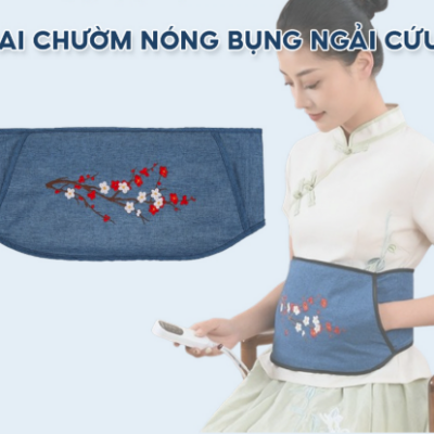 Đai chườm nóng bụng ngải cứu